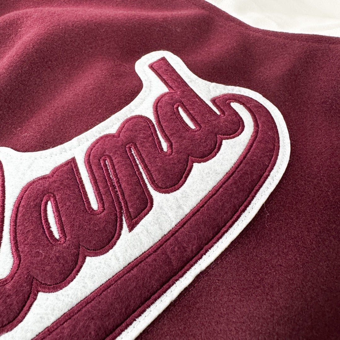 #C299 Wool and Leather Patchwork Baseball Jacket - Idiot Sandwich Apparel Limited - 