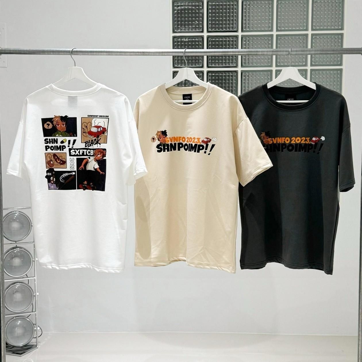 #C333 SHNPOIMP Skateboard T-shirt - Idiot Sandwich Apparel Limited - 