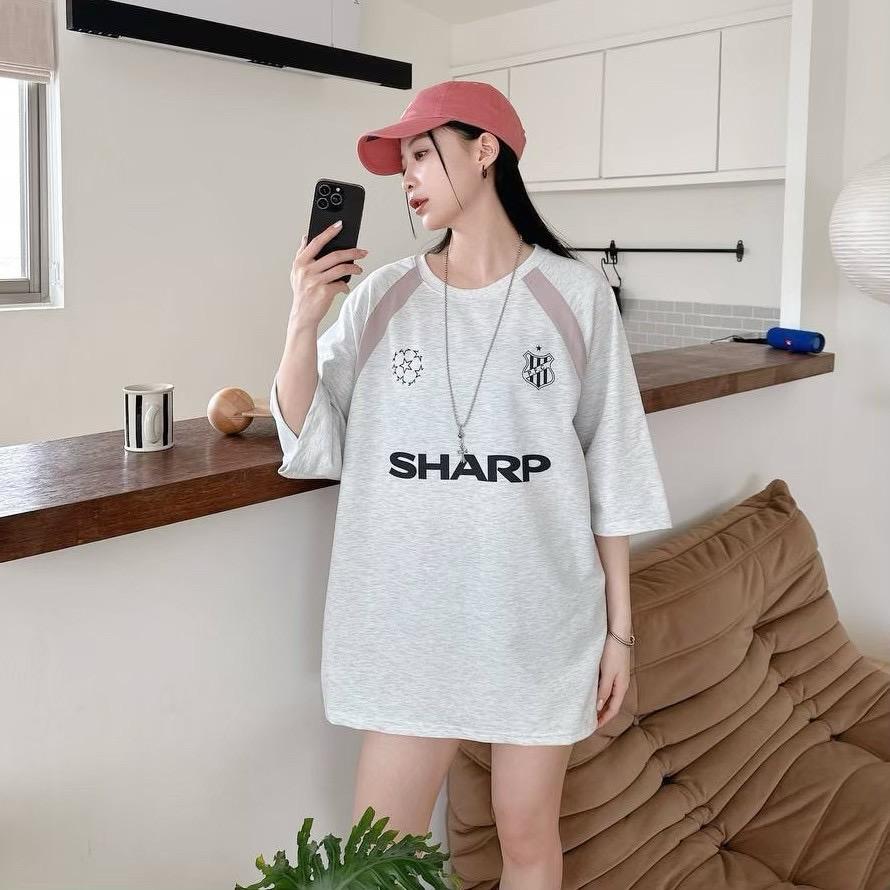 #C336 SHARP Color - blocked T-shirt - Idiot Sandwich Apparel Limited - 