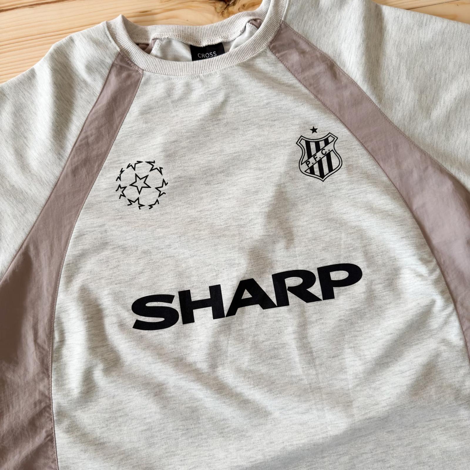 #C336 SHARP Color - blocked T-shirt - Idiot Sandwich Apparel Limited - 