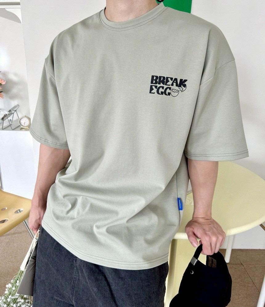 #C337 Chick Break Egg T-shirt - Idiot Sandwich Apparel Limited - 