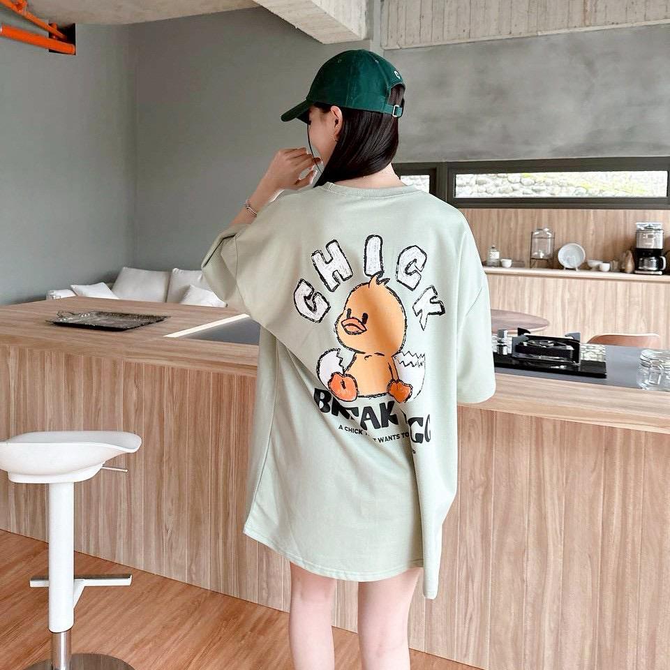 #C337 Chick Break Egg T-shirt - Idiot Sandwich Apparel Limited - 