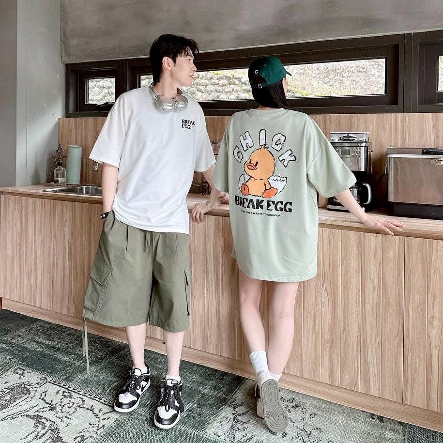 #C337 Chick Break Egg T-shirt - Idiot Sandwich Apparel Limited - 