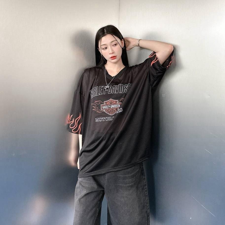 #C342 Harley - Davidson Sheer T-shirt - Idiot Sandwich Apparel Limited - 