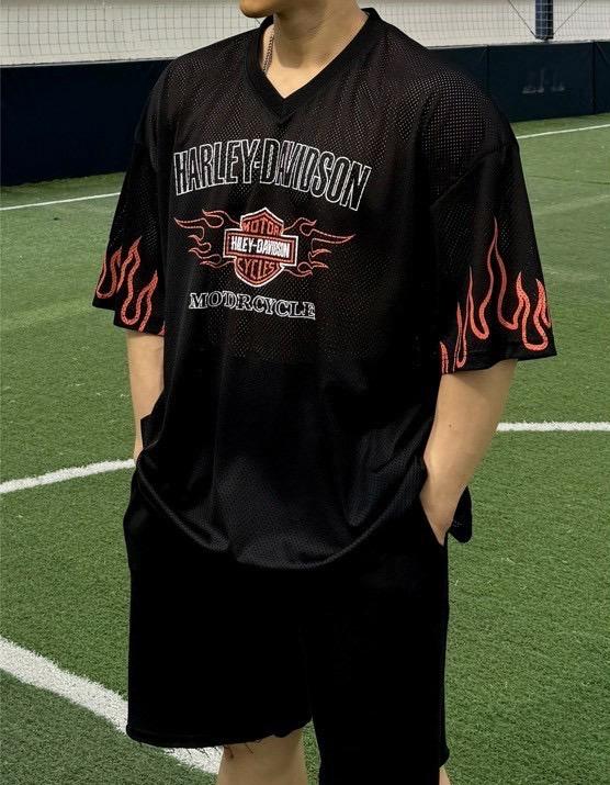 #C342 Harley - Davidson Sheer T-shirt - Idiot Sandwich Apparel Limited - 