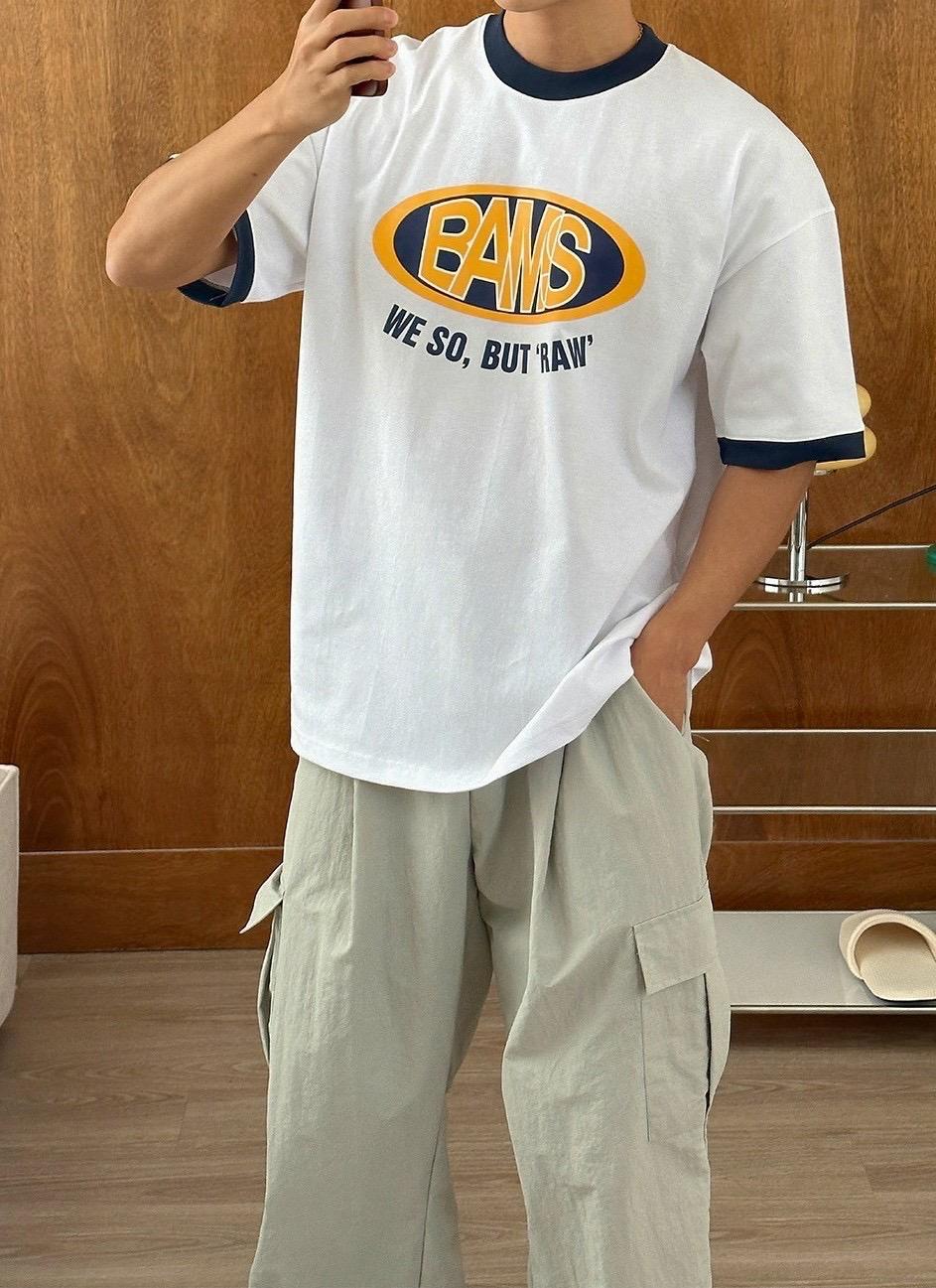 #C344 BAMS Crew Neck T-shirt - Idiot Sandwich Apparel Limited - 