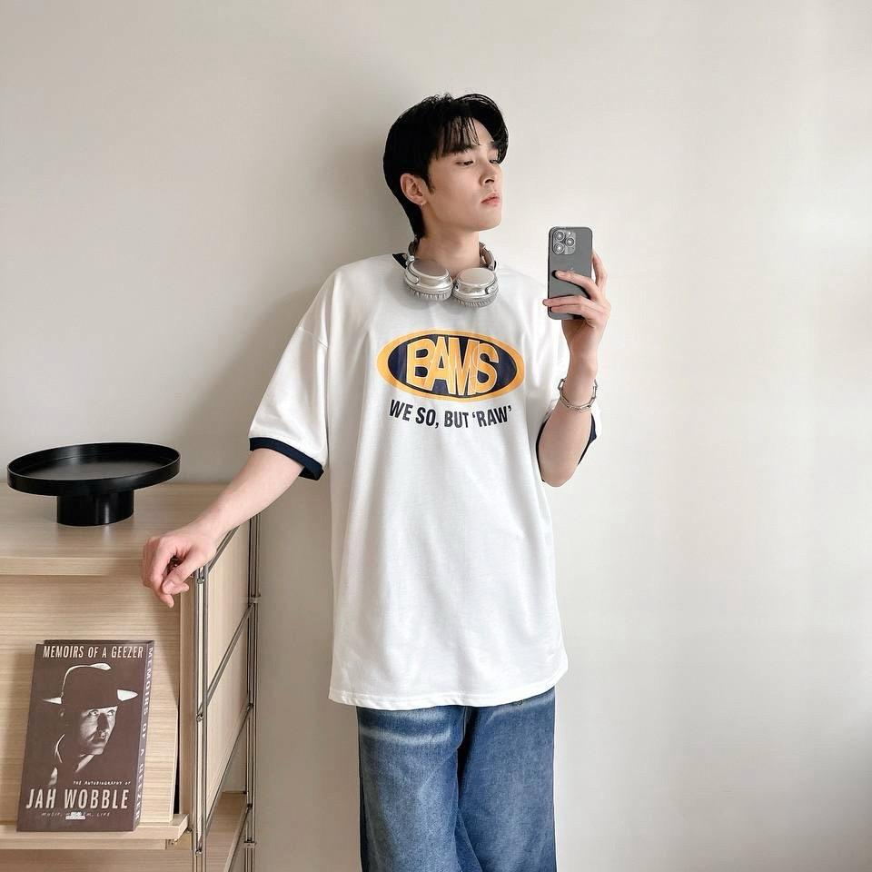 #C344 BAMS Crew Neck T-shirt - Idiot Sandwich Apparel Limited - 