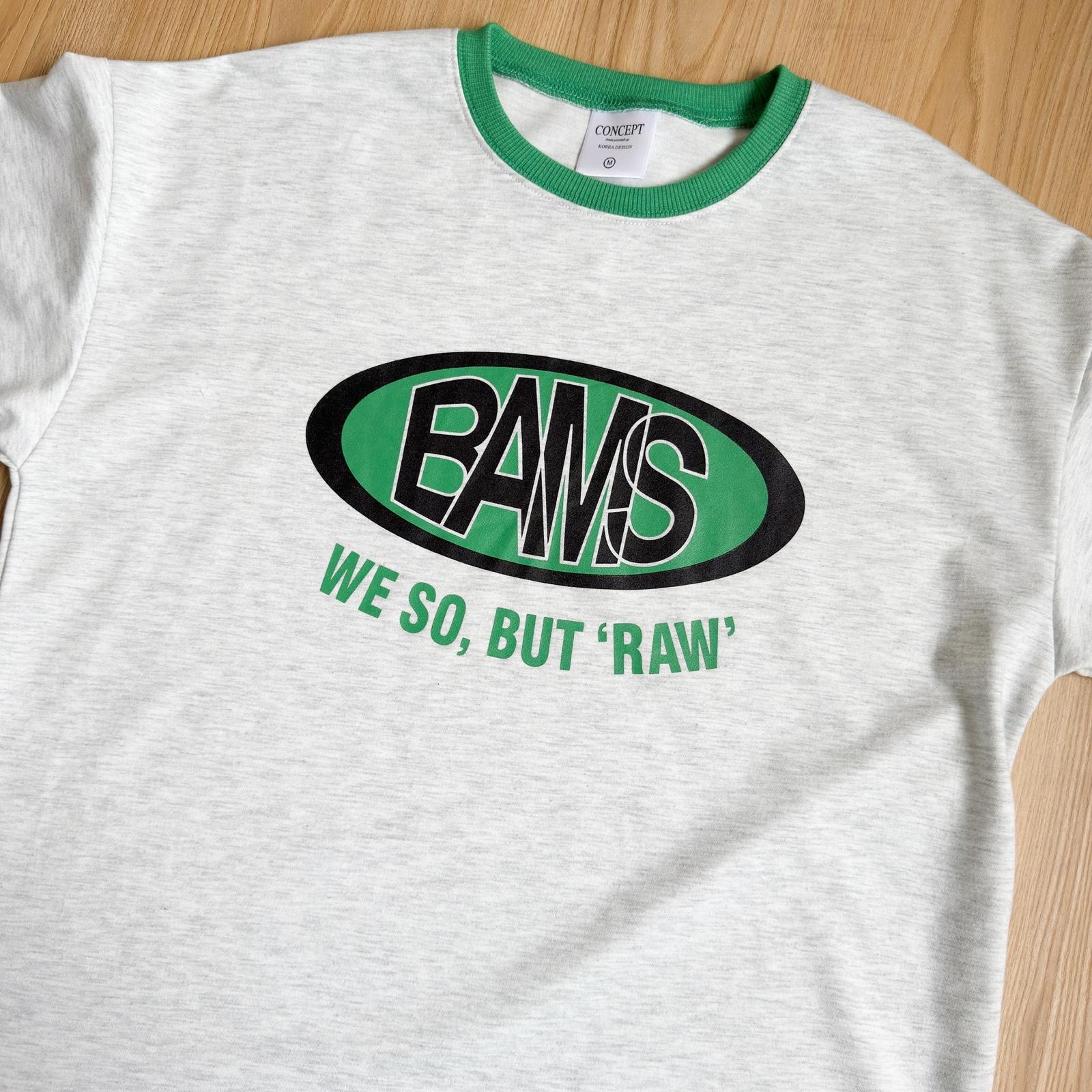 #C344 BAMS Crew Neck T-shirt - Idiot Sandwich Apparel Limited - 