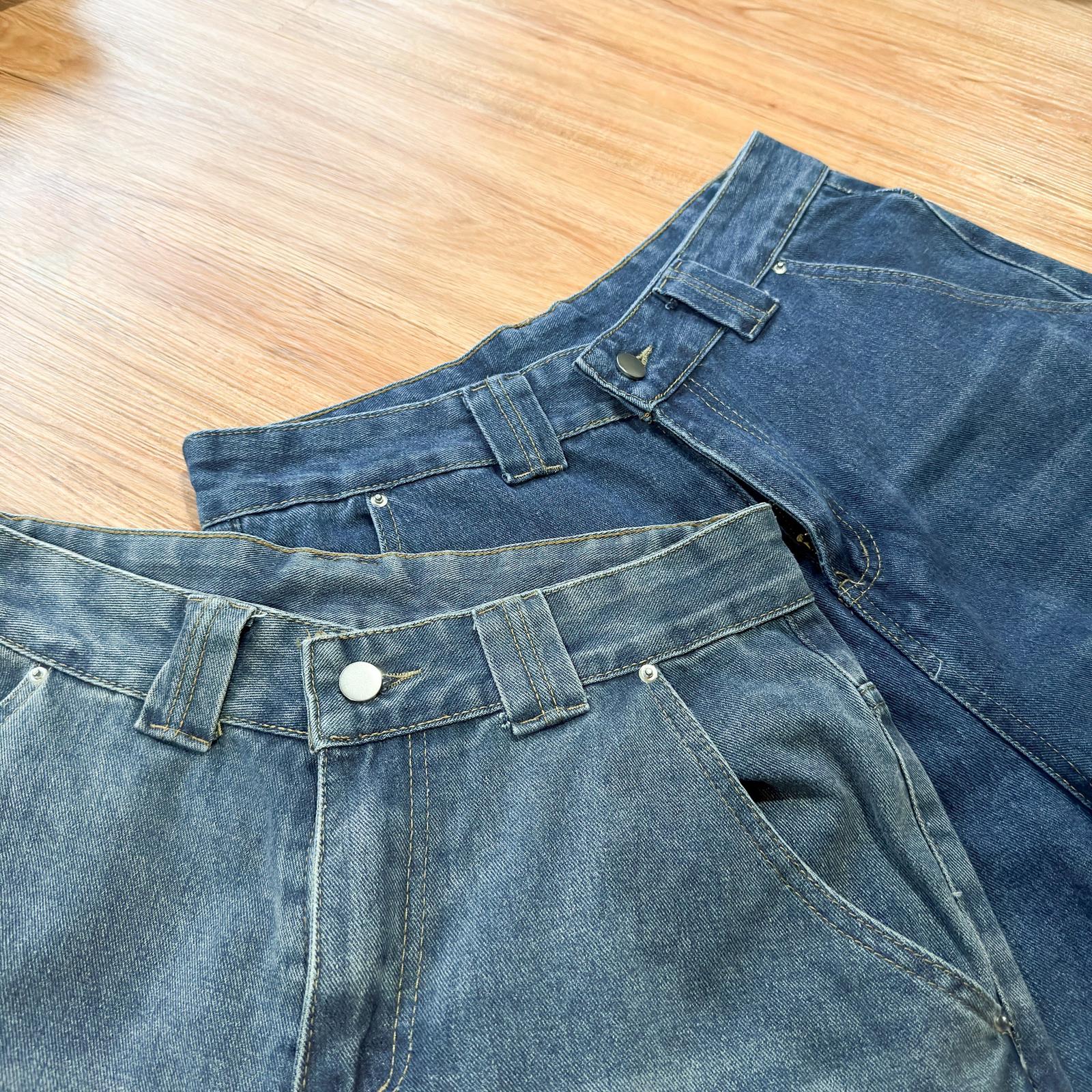 #C346 Capri Denim Pants - Idiot Sandwich Apparel Limited - 