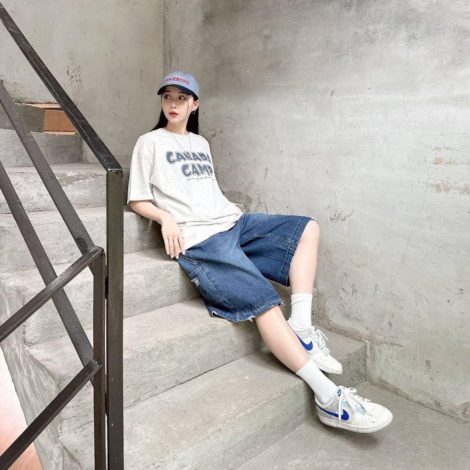 #C346 Capri Denim Pants - Idiot Sandwich Apparel Limited - 