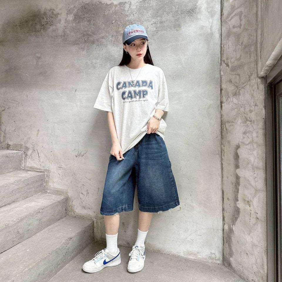 #C346 Capri Denim Pants - Idiot Sandwich Apparel Limited - 