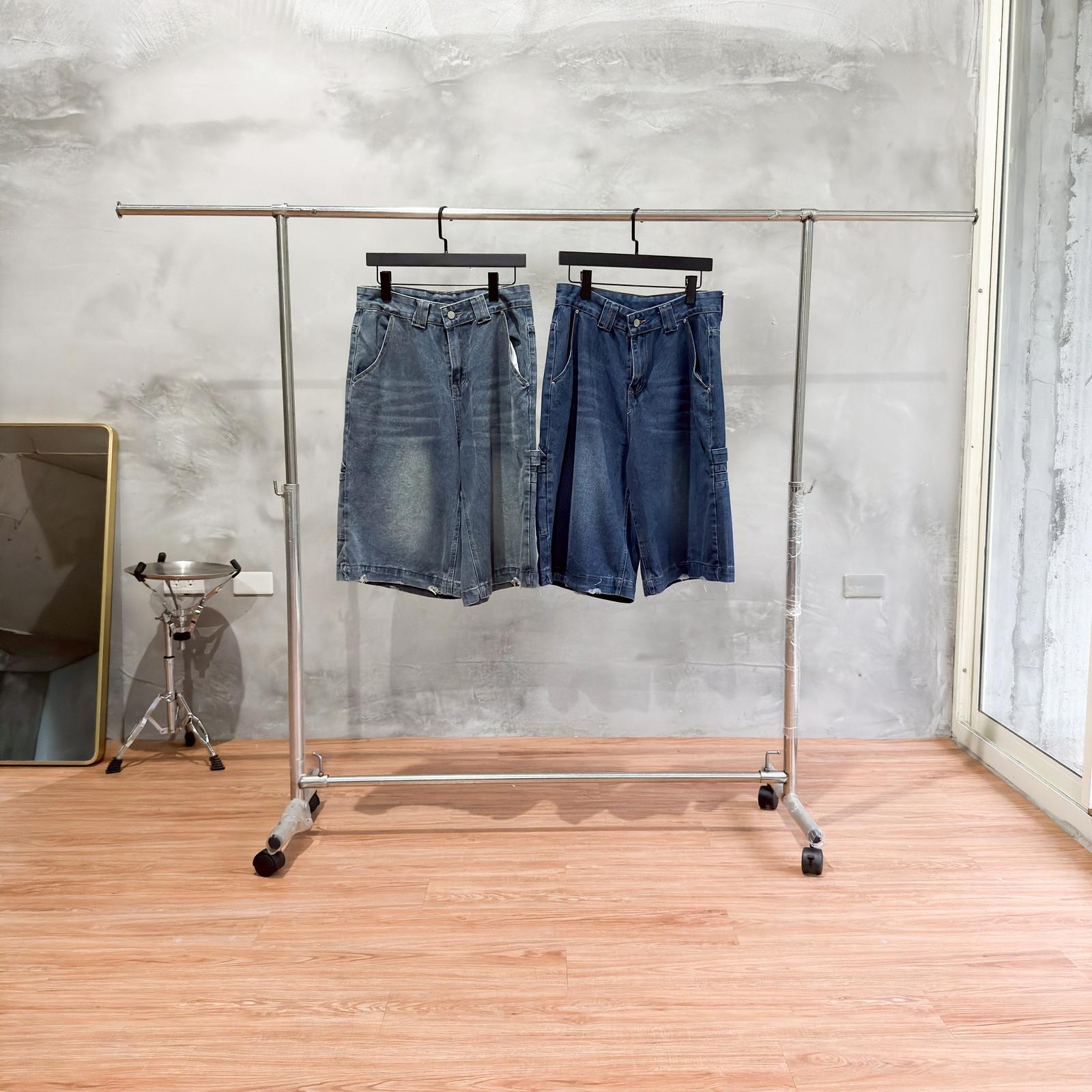 #C346 Capri Denim Pants - Idiot Sandwich Apparel Limited - 