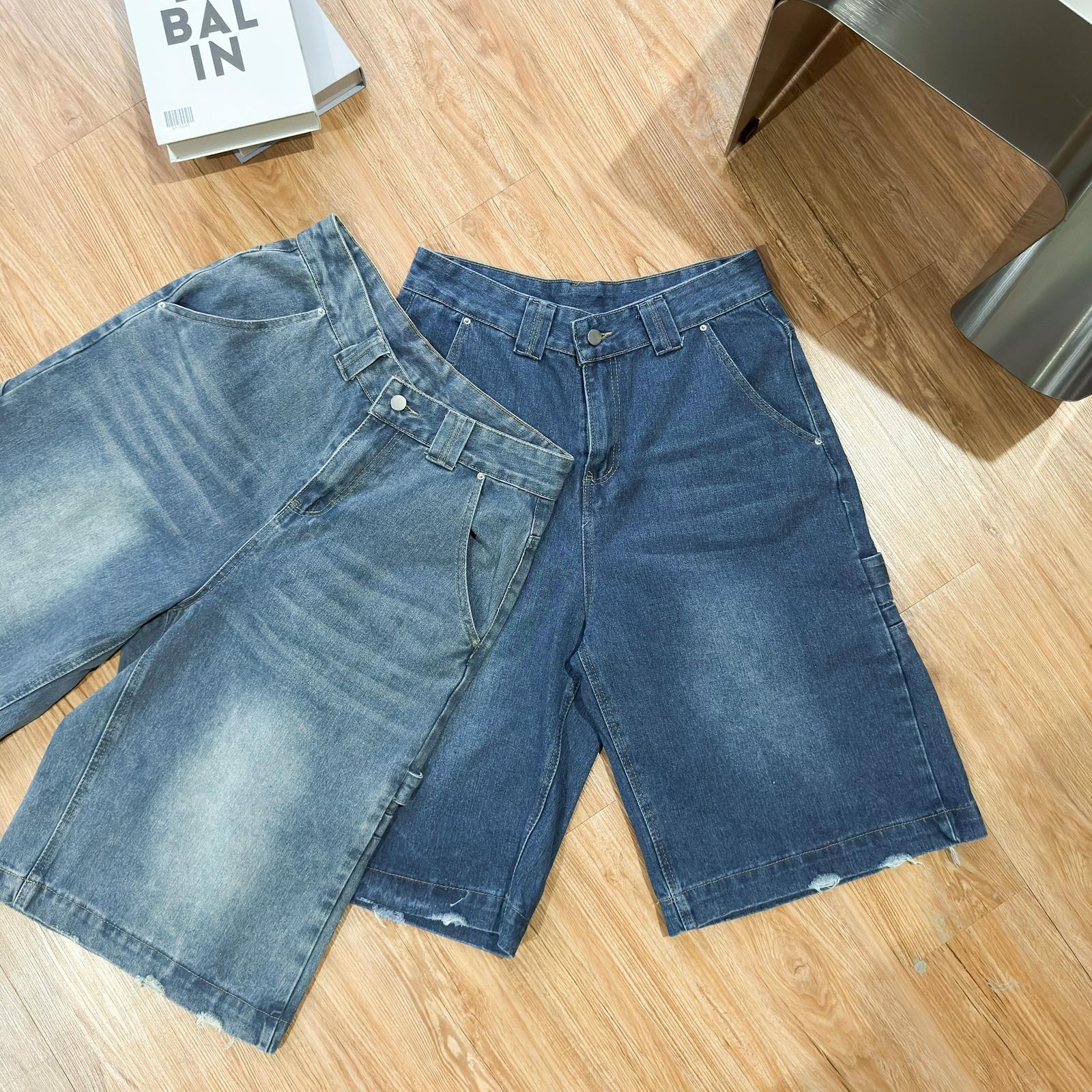#C346 Capri Denim Pants - Idiot Sandwich Apparel Limited - 