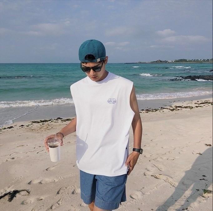 #C351 POIPU SURF Tank Top - Idiot Sandwich Apparel Limited - 