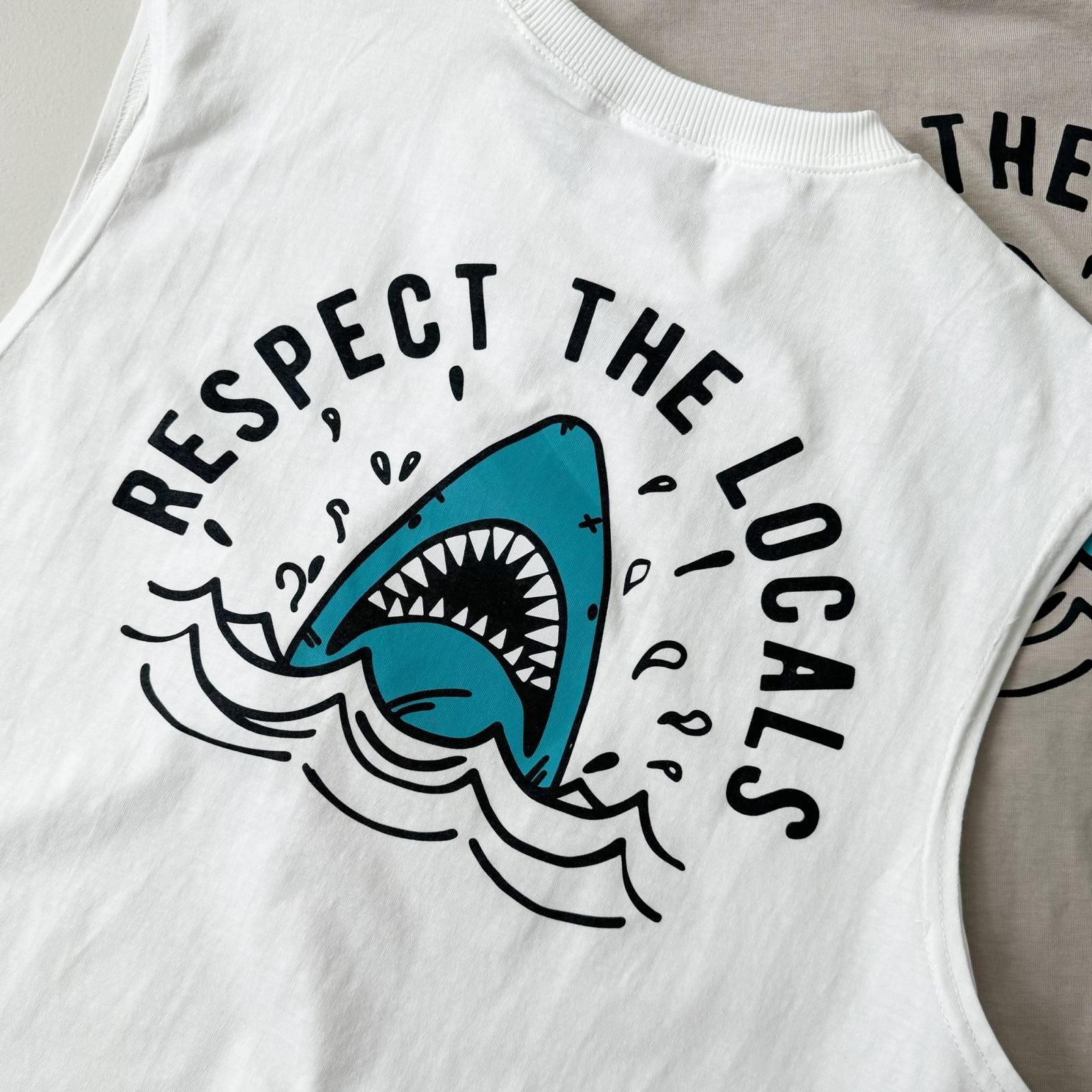 #C353 Respect The Locals Tank Top - Idiot Sandwich Apparel Limited - 
