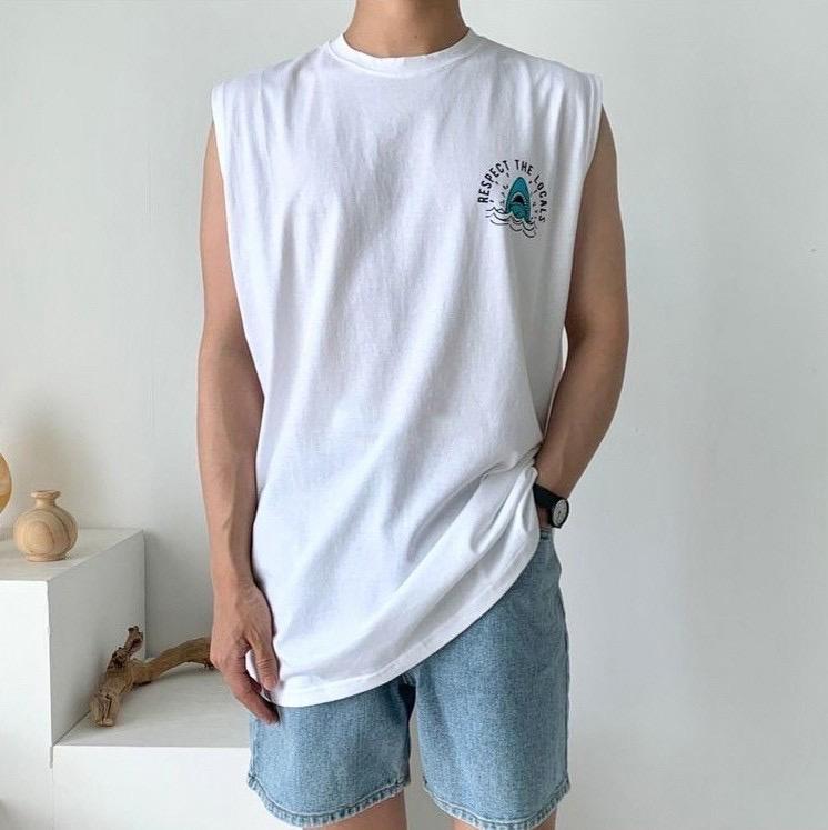 #C353 Respect The Locals Tank Top - Idiot Sandwich Apparel Limited - 