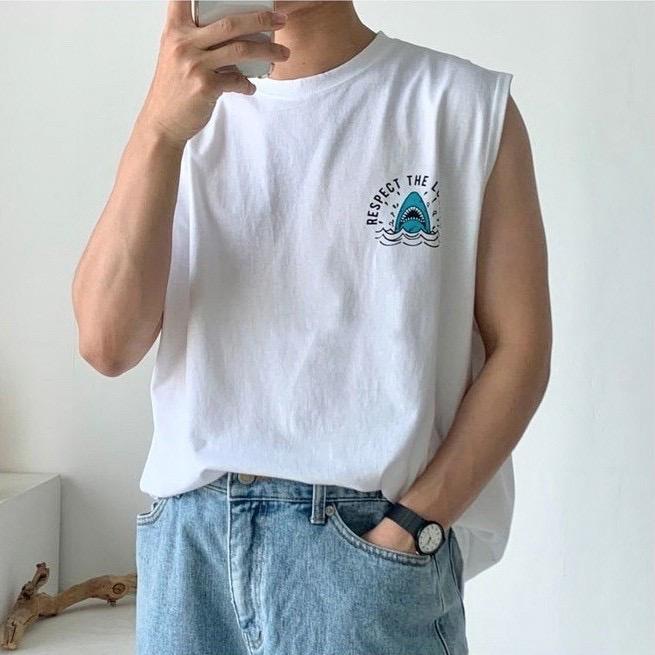 #C353 Respect The Locals Tank Top - Idiot Sandwich Apparel Limited - 