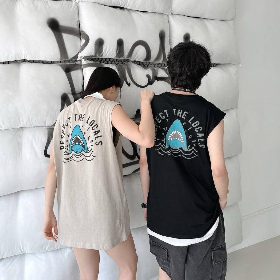 #C353 Respect The Locals Tank Top - Idiot Sandwich Apparel Limited - 