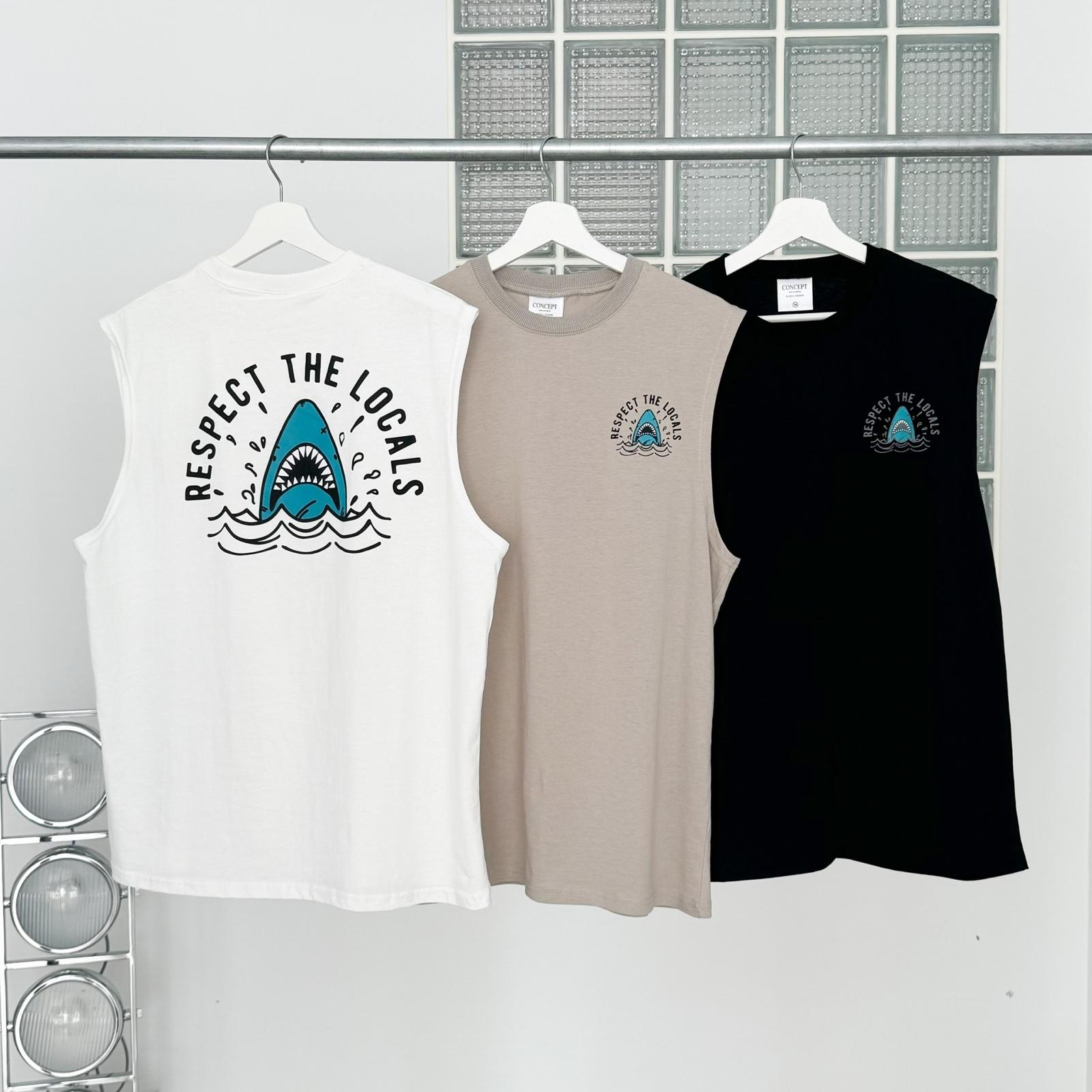 #C353 Respect The Locals Tank Top - Idiot Sandwich Apparel Limited - 