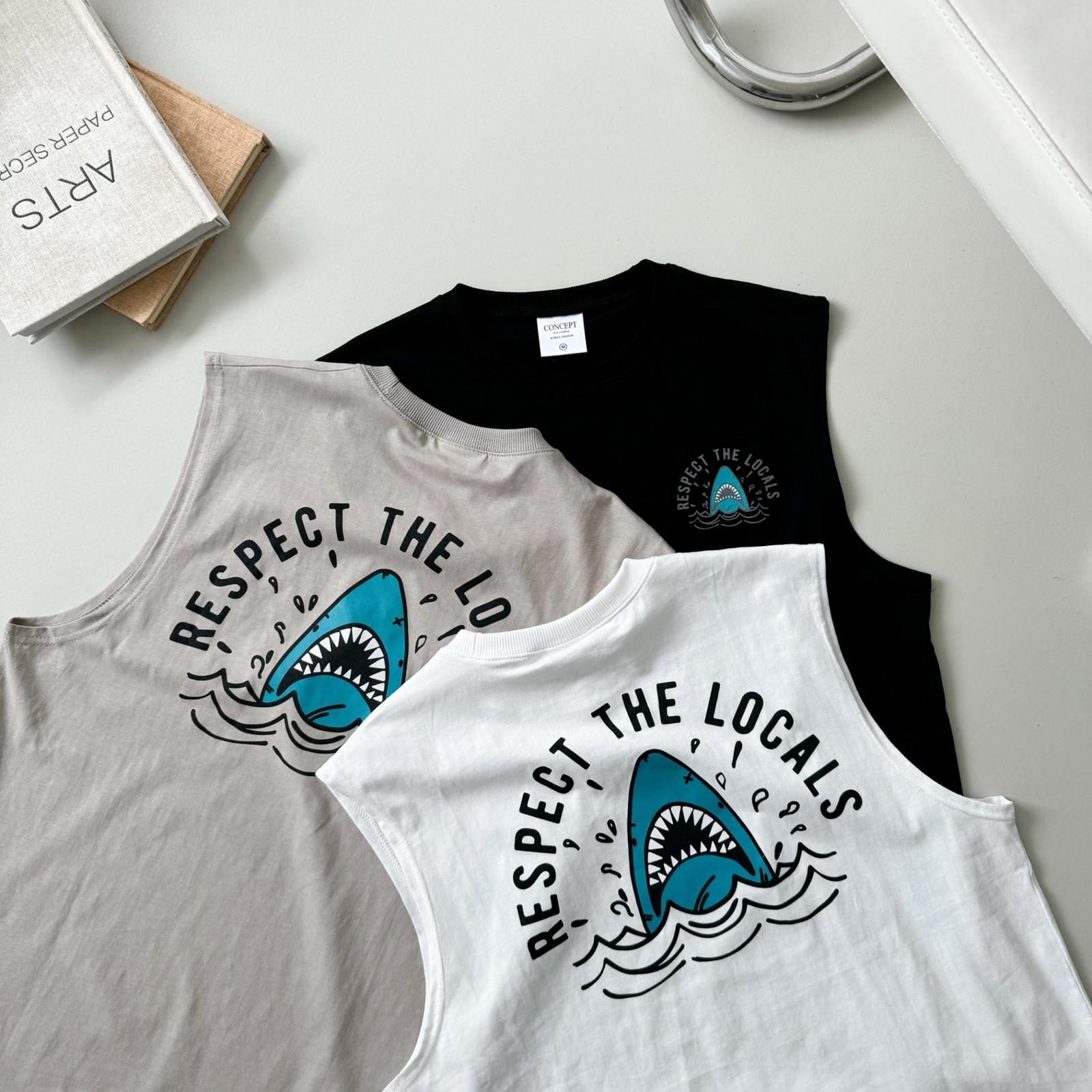 #C353 Respect The Locals Tank Top - Idiot Sandwich Apparel Limited - 