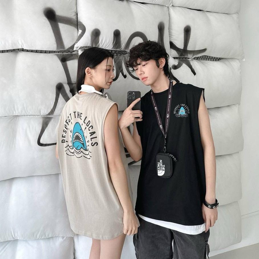#C353 Respect The Locals Tank Top - Idiot Sandwich Apparel Limited - 
