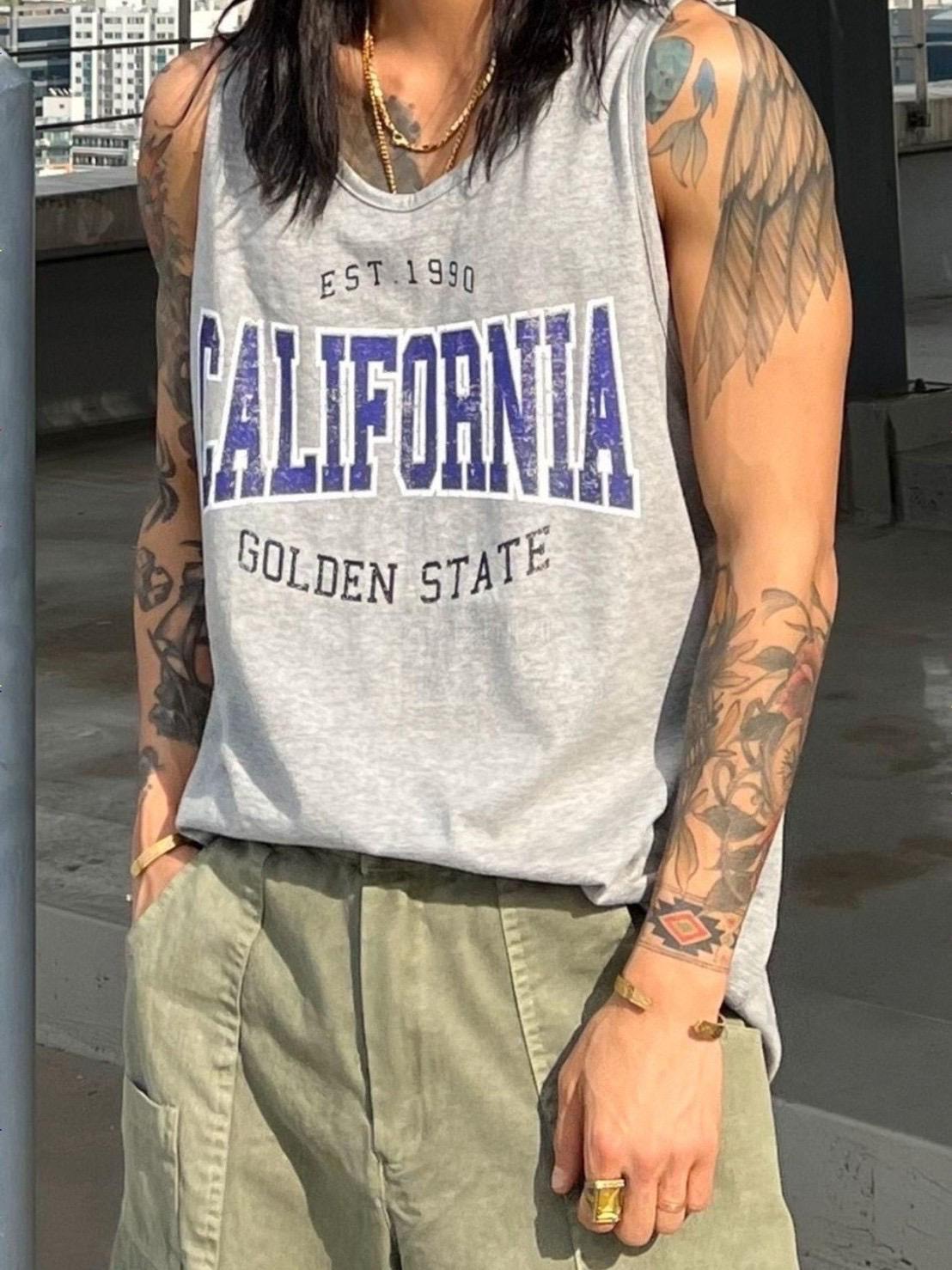 #C355 California Tank Top - Idiot Sandwich Apparel Limited - 