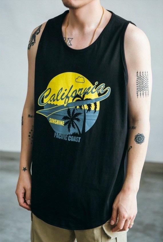 #C358 California Pacific Coast Tank - Idiot Sandwich Apparel Limited - 