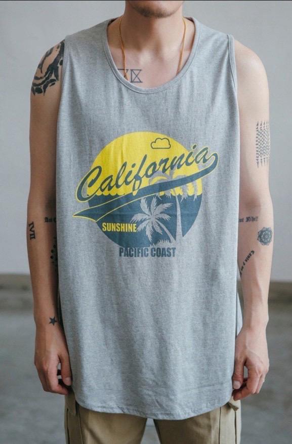 #C358 California Pacific Coast Tank - Idiot Sandwich Apparel Limited - 