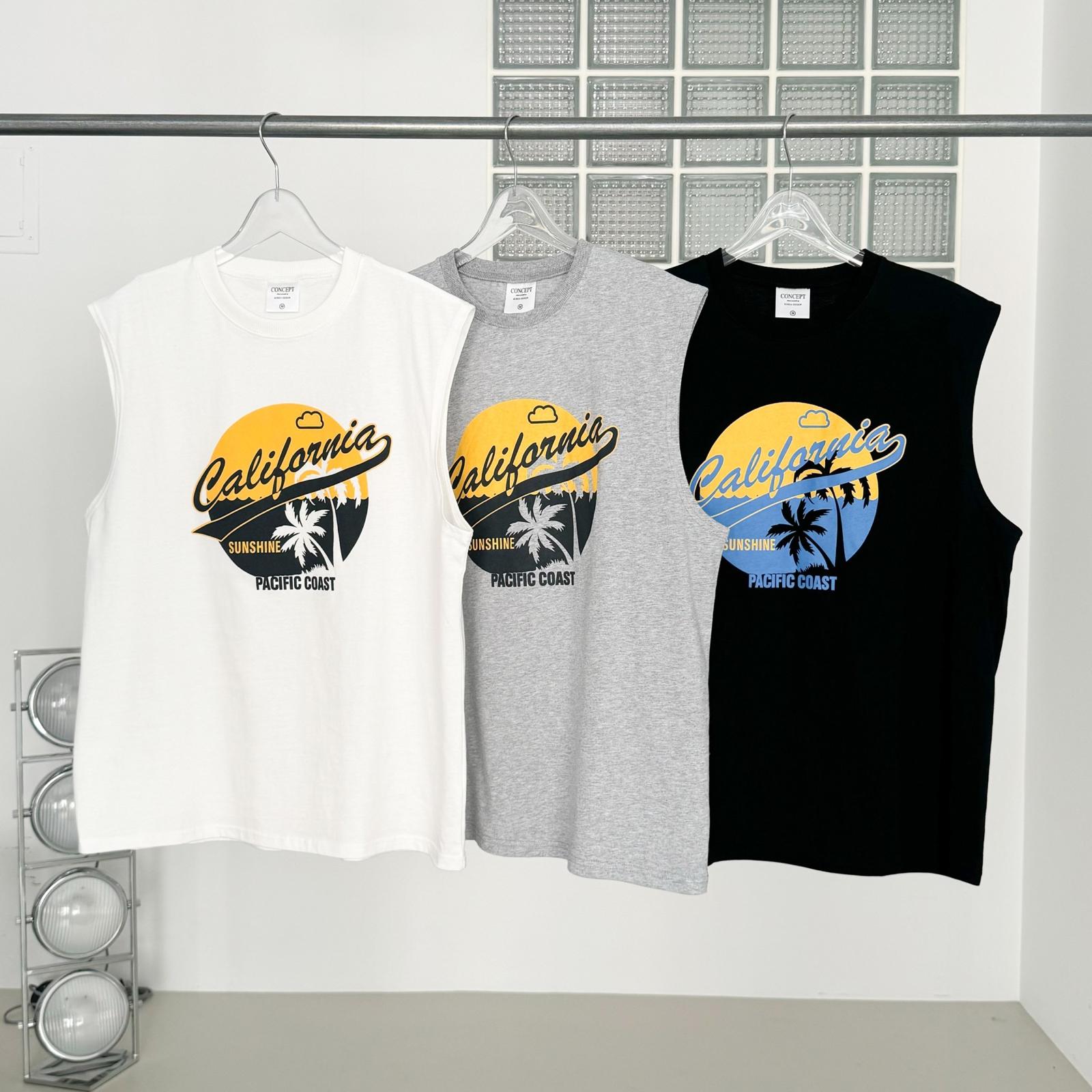 #C358 California Pacific Coast Tank - Idiot Sandwich Apparel Limited - 