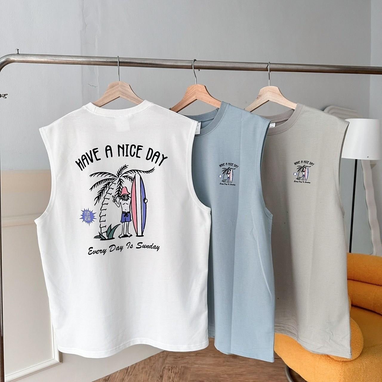 #C359 Have A Nice Day Tank Top - Idiot Sandwich Apparel Limited - 