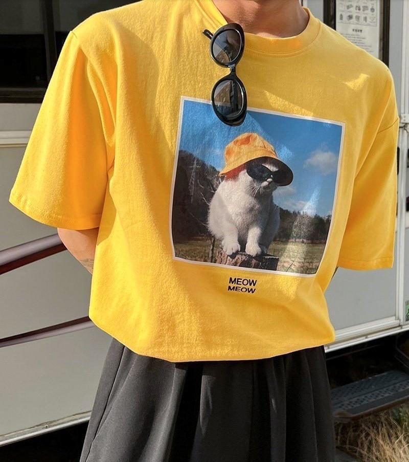 C370 Sunglass Meow Meow T-shirt - Idiot Sandwich Apparel Limited - 