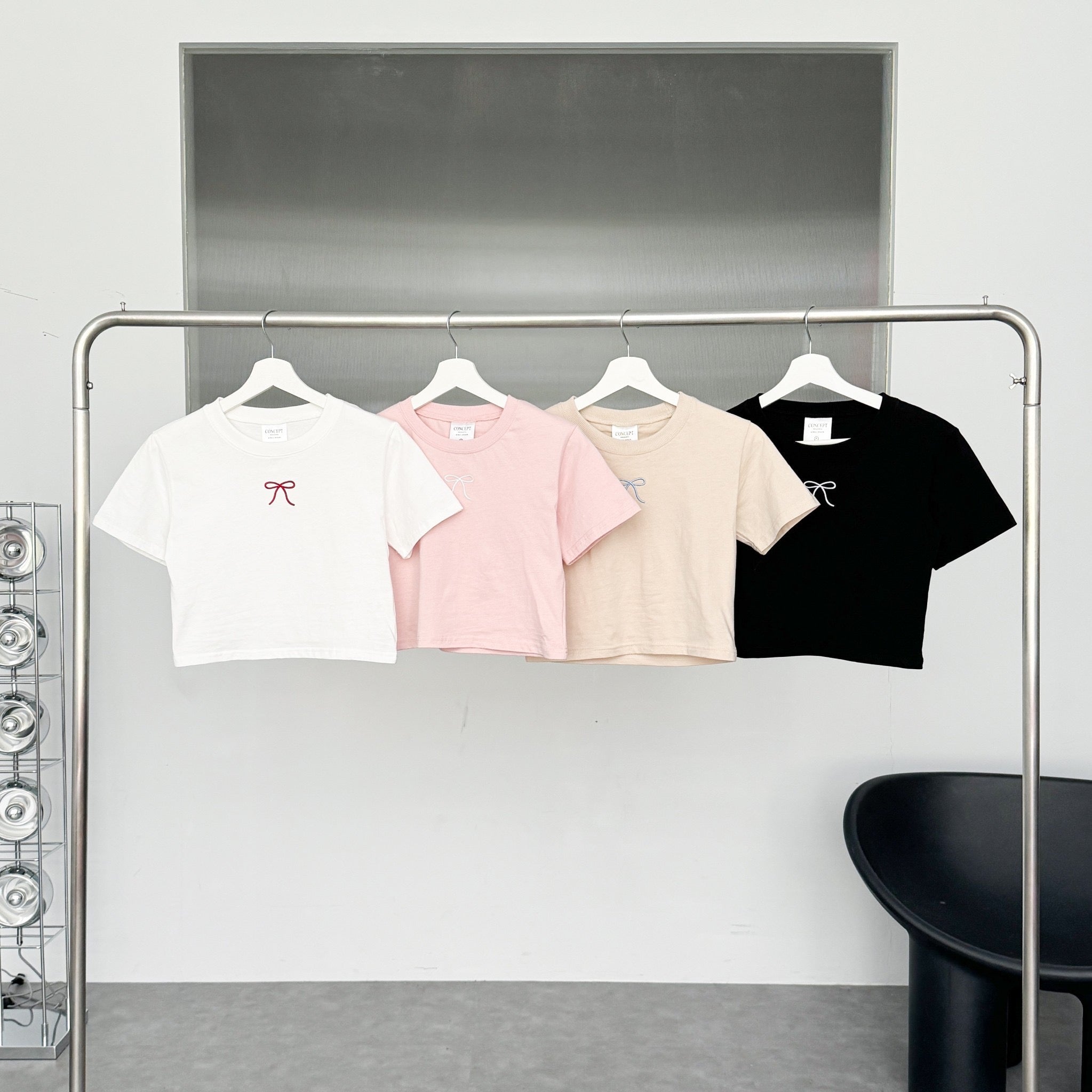 C384 Ribbon Crop Top - Idiot Sandwich Apparel Limited - 