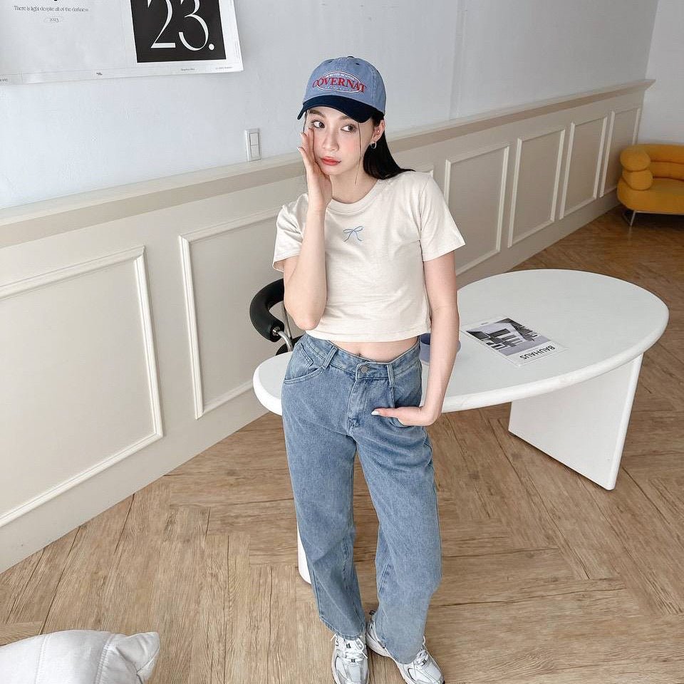 C384 Ribbon Crop Top - Idiot Sandwich Apparel Limited - 