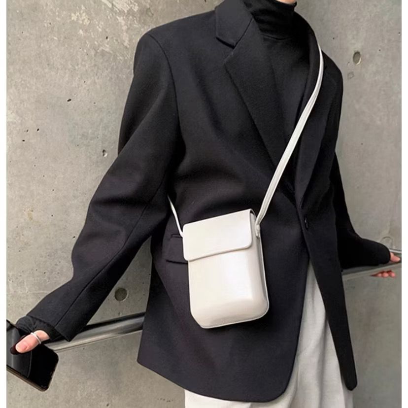 IS180 Tiny Leather Crossbody Bag - Idiot Sandwich Apparel Limited - 