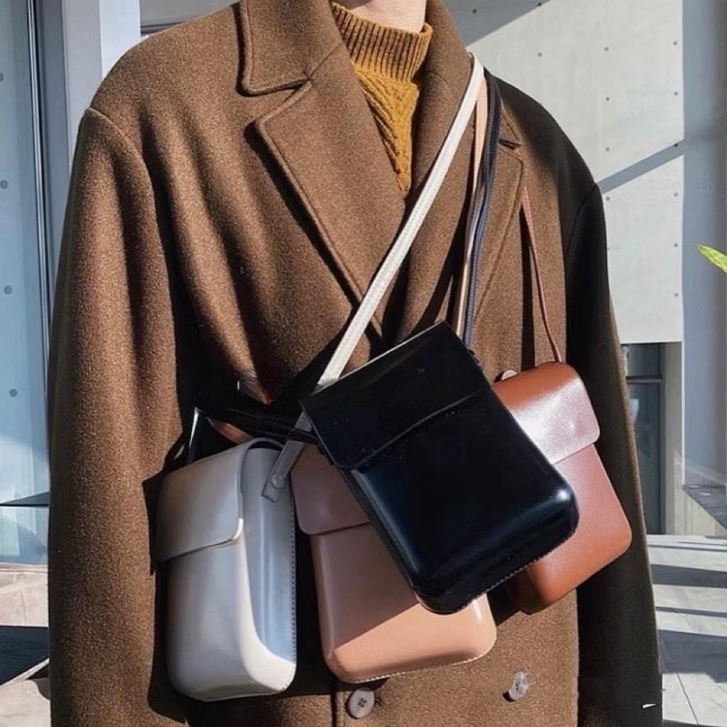 IS180 Tiny Leather Crossbody Bag - Idiot Sandwich Apparel Limited - 