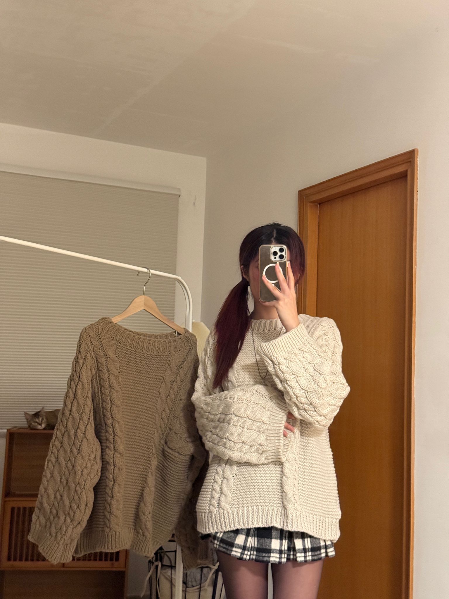 #IS97 Mocha Knitted Sweater - Idiot Sandwich HK - 