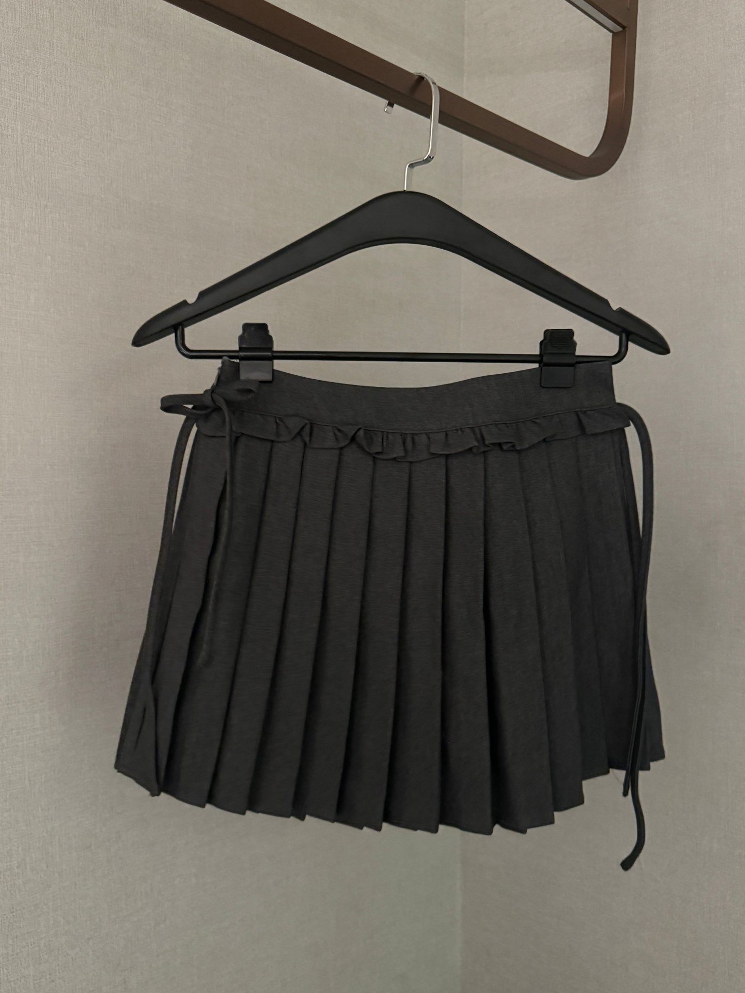 #MD14 Ribbon Pleated Skirt - Idiot Sandwich HK - 