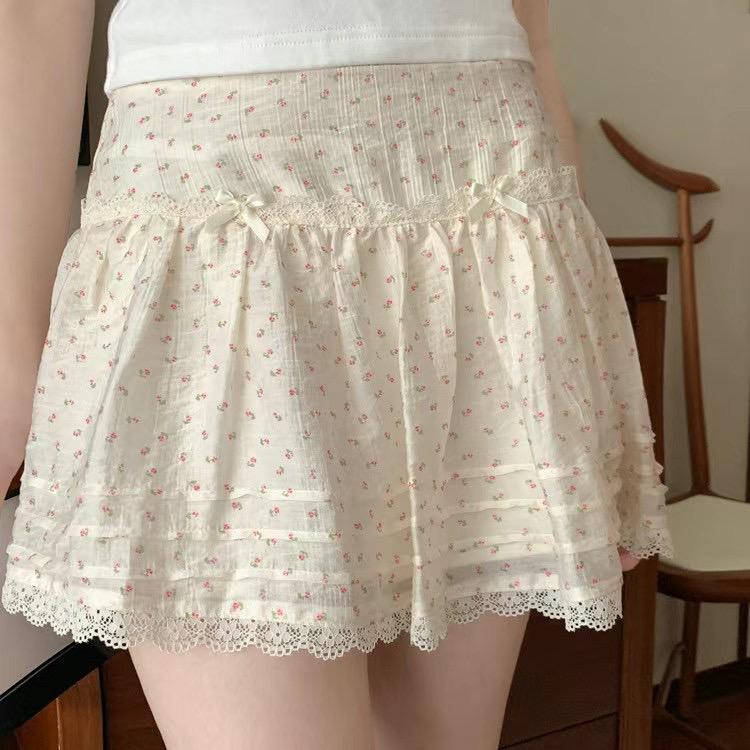 #MS06 Lace Mini Layered Skirt - Idiot Sandwich HK-