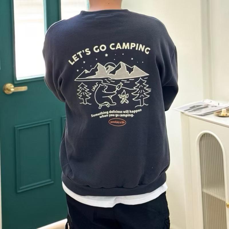 #SN07 Camping Bear Sweatshirt - Idiot Sandwich HK - 