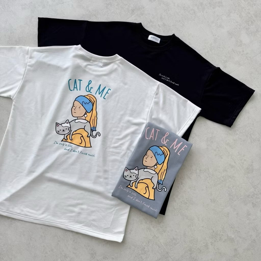 SN11 Cat & Me T-shirt - Idiot Sandwich Apparel Limited - 