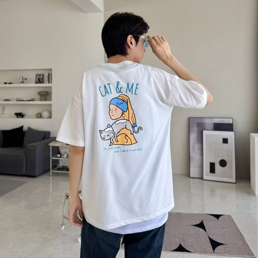 SN11 Cat & Me T-shirt - Idiot Sandwich Apparel Limited - 