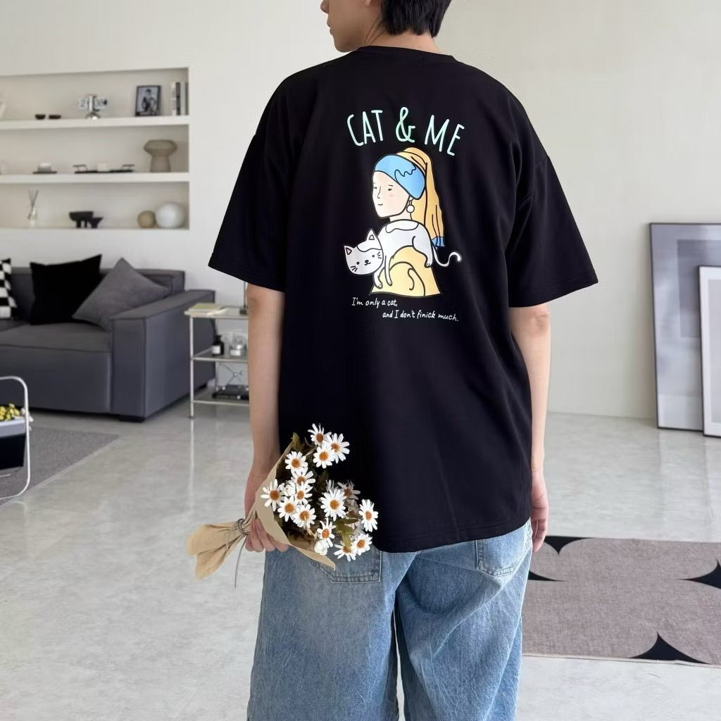 SN11 Cat & Me T-shirt - Idiot Sandwich Apparel Limited - 