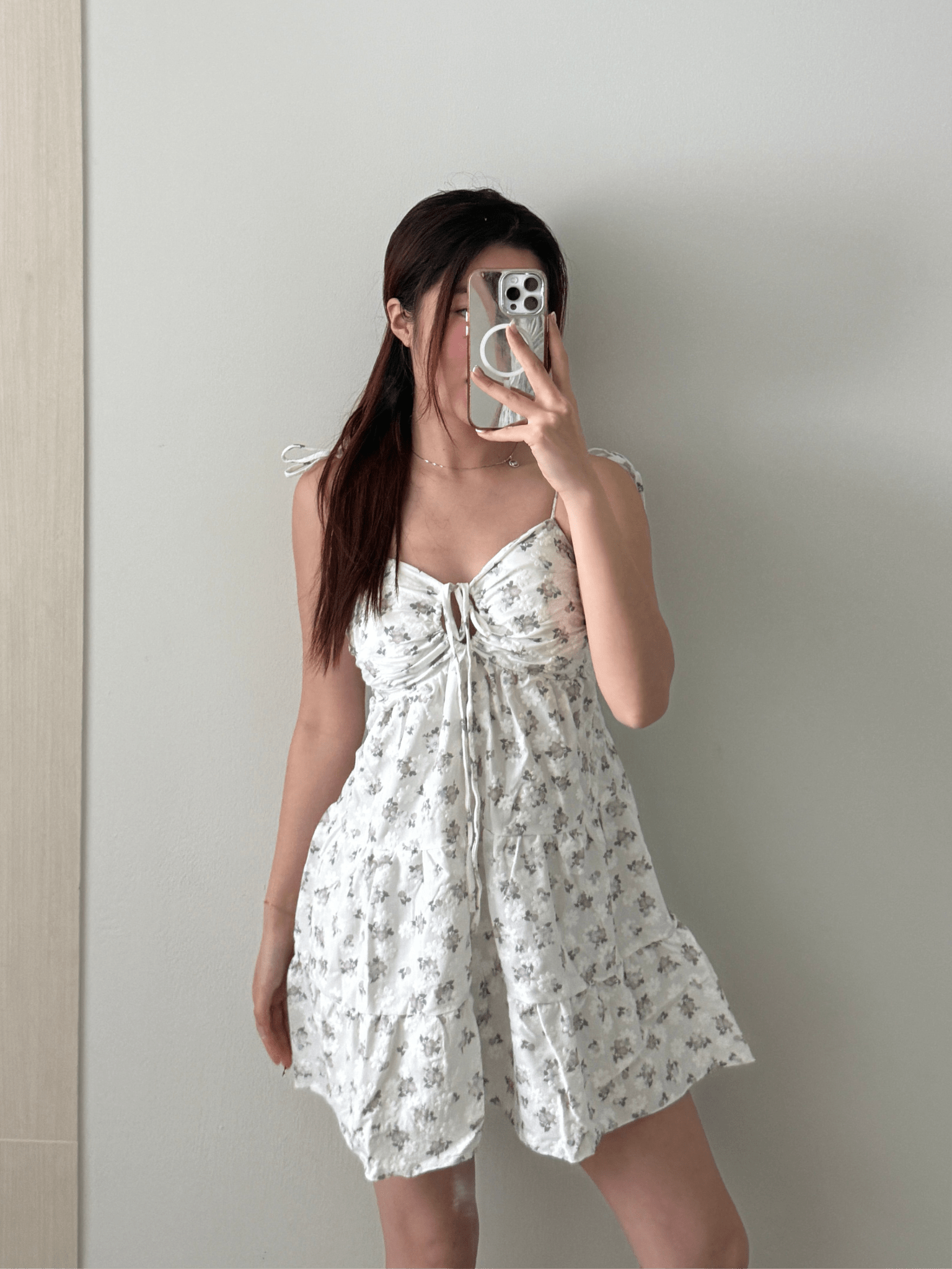 #THOP02 Padding Floral Dress - Idiot Sandwich Apparel Limited - 