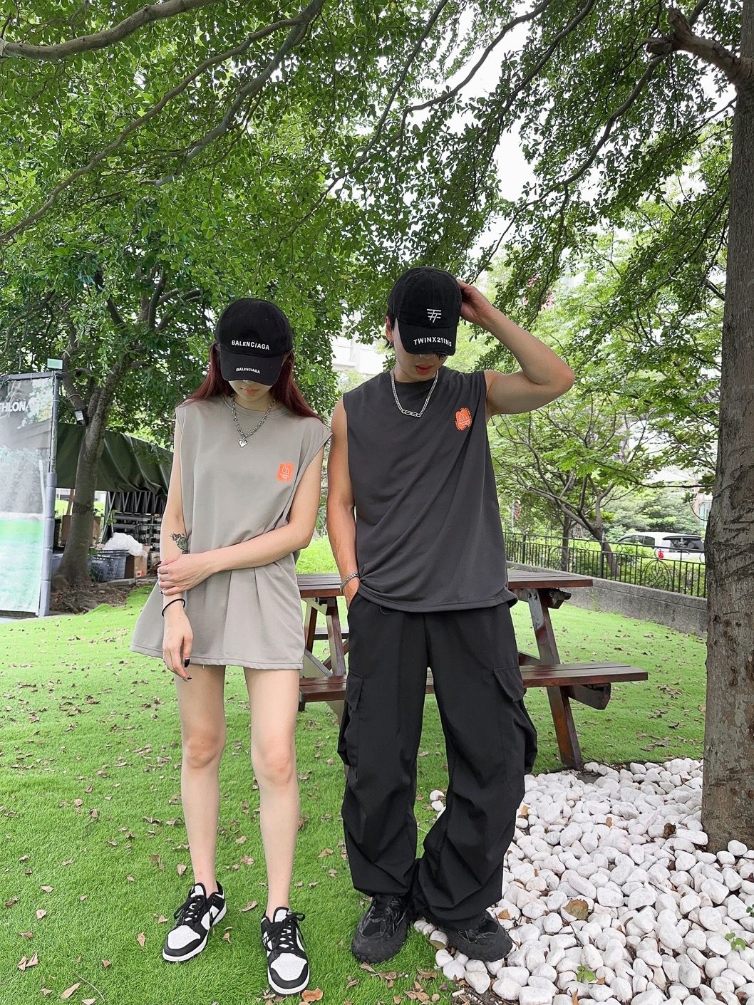 #TW16 Outdoor Style Tank - Idiot Sandwich Apparel Limited - 