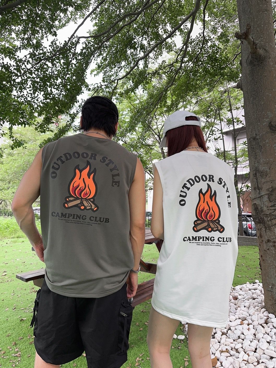 #TW16 Outdoor Style Tank - Idiot Sandwich Apparel Limited - 