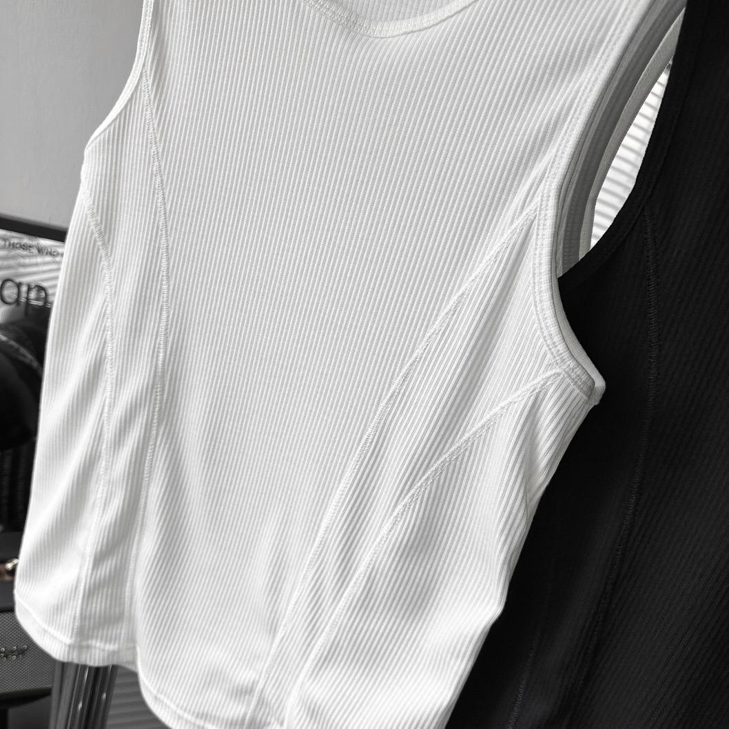 #TW17 Elastic Ribbed Fit Vest - Idiot Sandwich Apparel Limited - 
