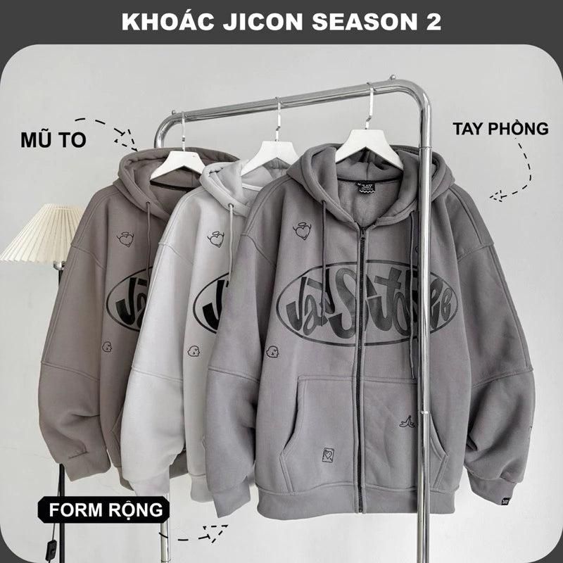 #VNJY06 Cute Illusions Zip-up Hoodie