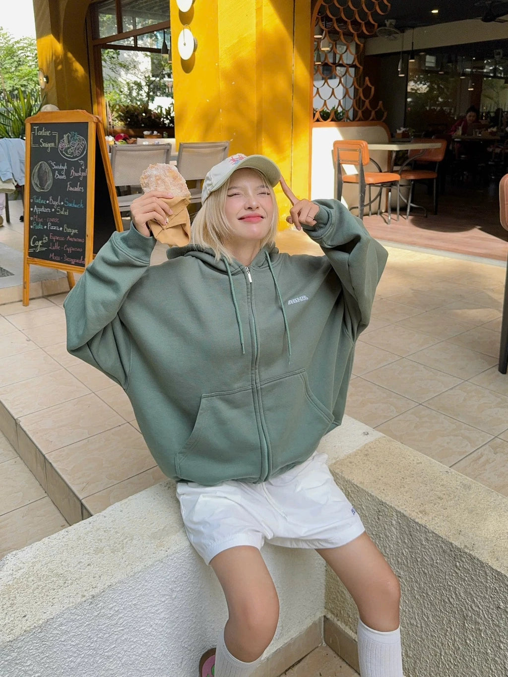 #VNAB14 ABHS Basic Plain Zip-up Hoodie