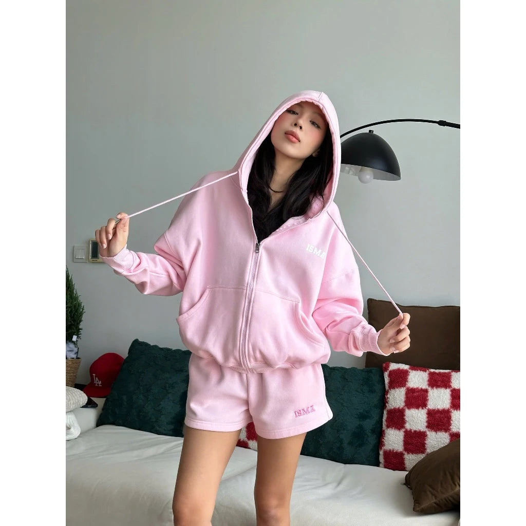 #VNIN02 Radiate Love Heart Zip-up Hoodie