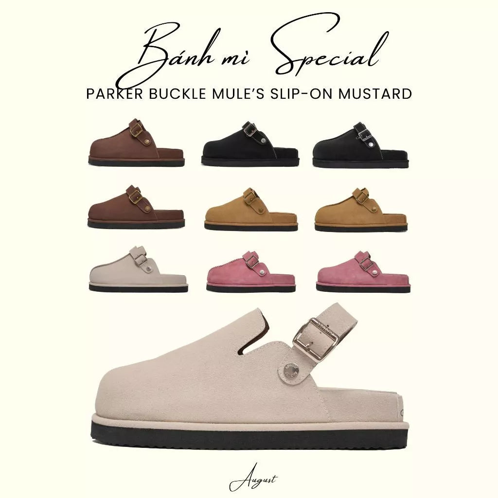 #VNAUG Parker Buckle Mule Slip-On